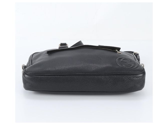 Borsa a spalla in pelle Gucci Interlocking G - vista 7