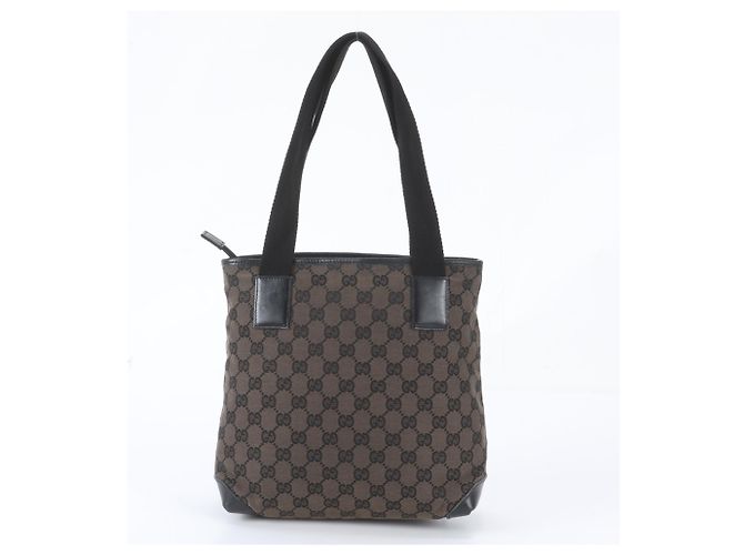 Gucci GG Canvas Leder-Tote Bag - Ansicht 3