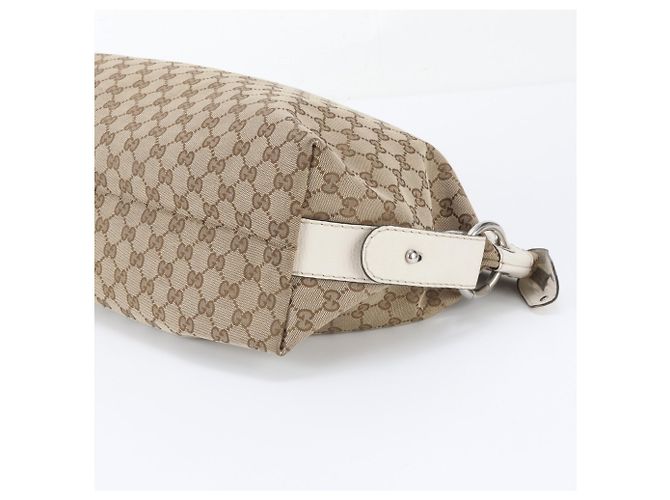 Gucci GG Canvas Bamboo Bar Ledertote - Ansicht 4