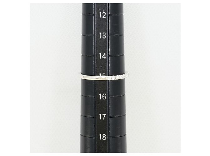 Autre Marque PT900 Platin-Ehering mit Diamant - Ansicht 6