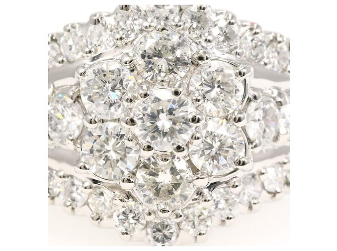 Autre Marque Platin-Diamant-Ehering - Ansicht 2