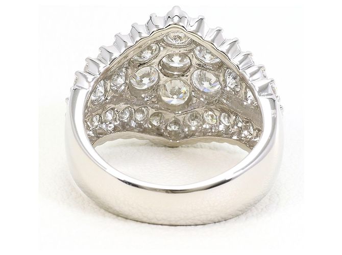Autre Marque Platin-Diamant-Ehering - Ansicht 4