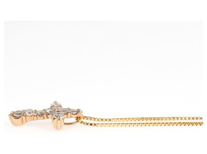 Autre Marque Collana in oro rosa 18K con diamante - vista 2