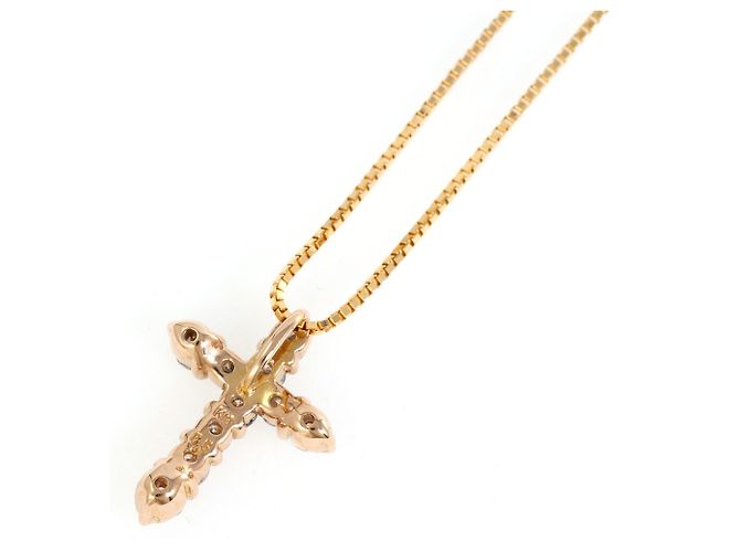 Autre Marque Collana in oro rosa 18K con diamante - vista 3