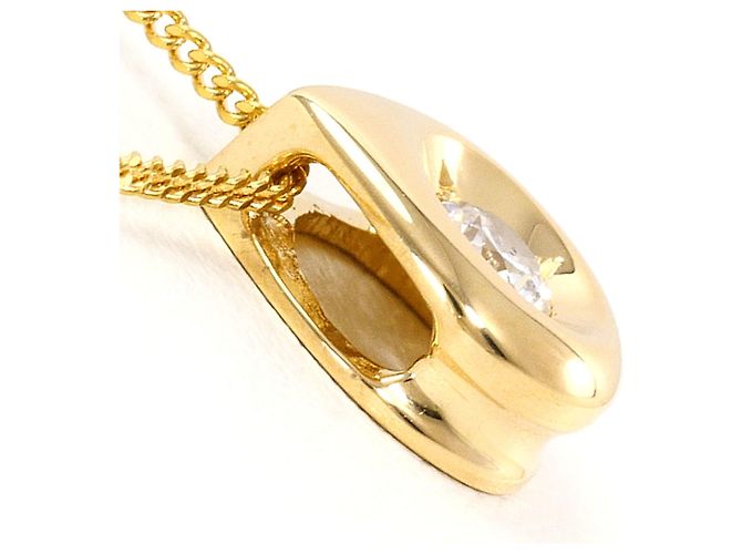 Autre Marque Collana in oro giallo 18K con diamante - vista 2