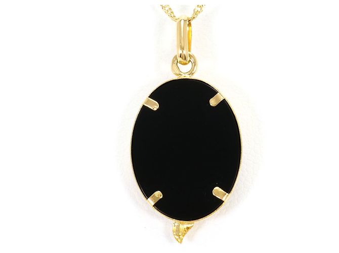 Autre Marque Collana in oro giallo 18K con onice - vista 3