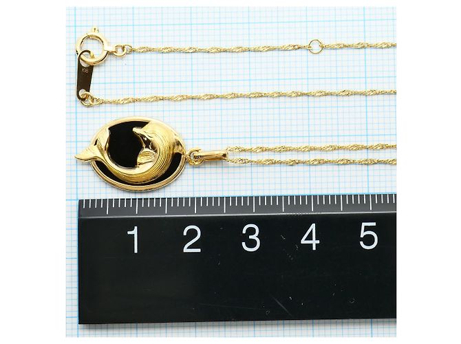 Autre Marque Collana in oro giallo 18K con onice - vista 4