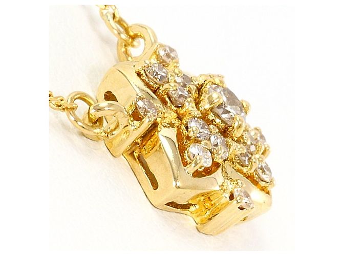 Autre Marque Collana in oro giallo 18K con diamante - vista 2