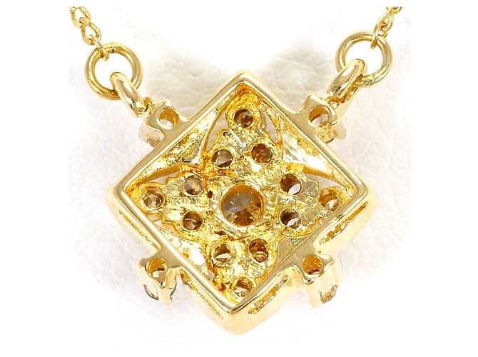 Autre Marque Collana in oro giallo 18K con diamante - vista 3
