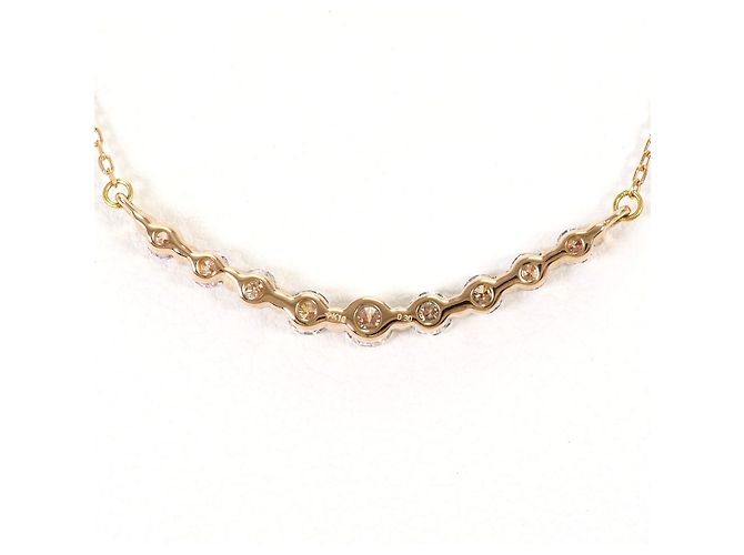 Autre Marque Collana in oro rosa 18K e diamanti - vista 3