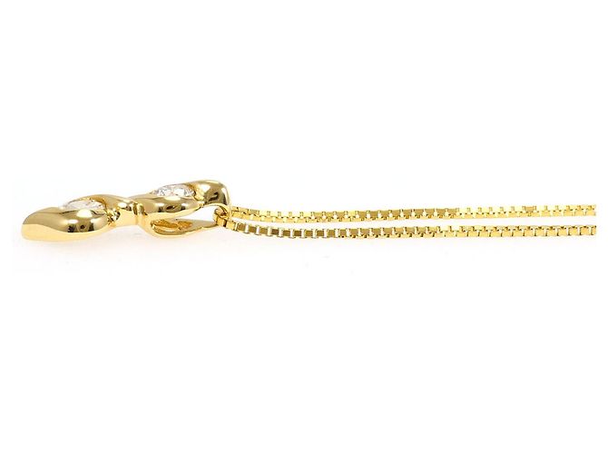 Autre Marque Collana in oro giallo 18K con diamante - vista 2