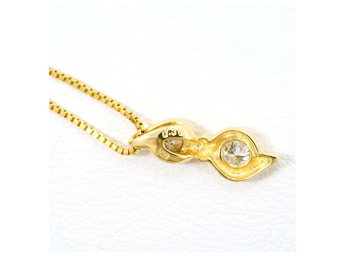 Autre Marque Collana in oro giallo 18K con diamante - vista 4