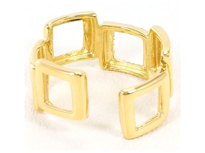 Autre Marque Ring Band aus 18K Gelbgold - Ansicht 3