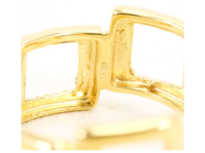 Autre Marque Ring Band aus 18K Gelbgold - Ansicht 5