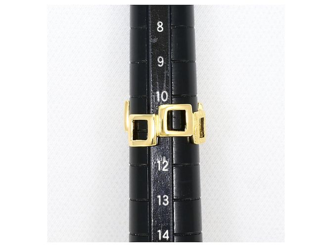 Autre Marque Ring Band aus 18K Gelbgold - Ansicht 6
