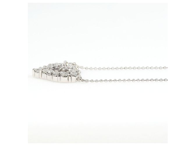 Autre Marque Platin-Diamant-Halskette - Ansicht 2