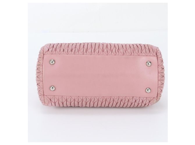 Borsa a tracolla 2 vie Miu Miu in nappa matelassé e cristalli - vista 7