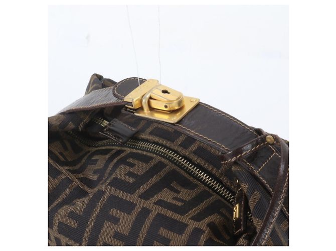 Borsa a pochette Fendi Zucca - vista 2