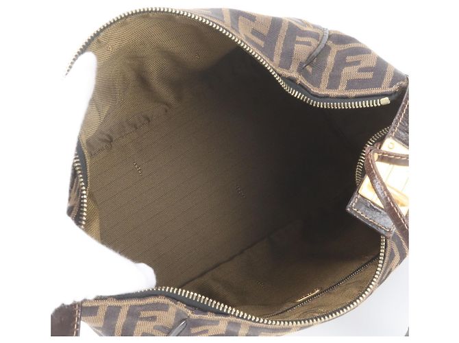 Borsa a pochette Fendi Zucca - vista 7