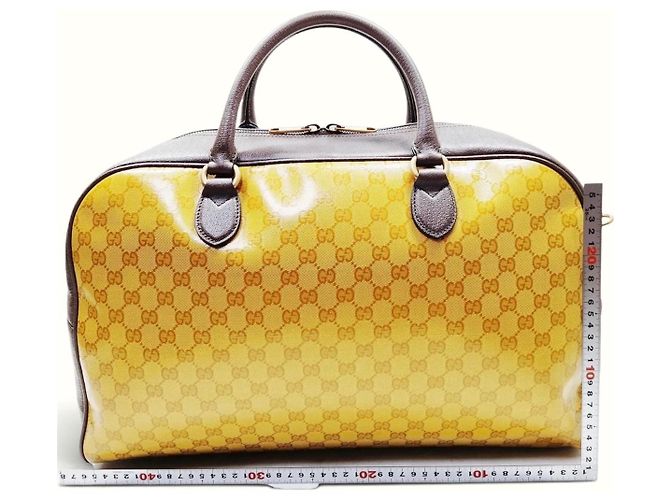 Gucci x Adidas Borsa da Viaggio Duffle Monogramma GG Marrone - vista 2