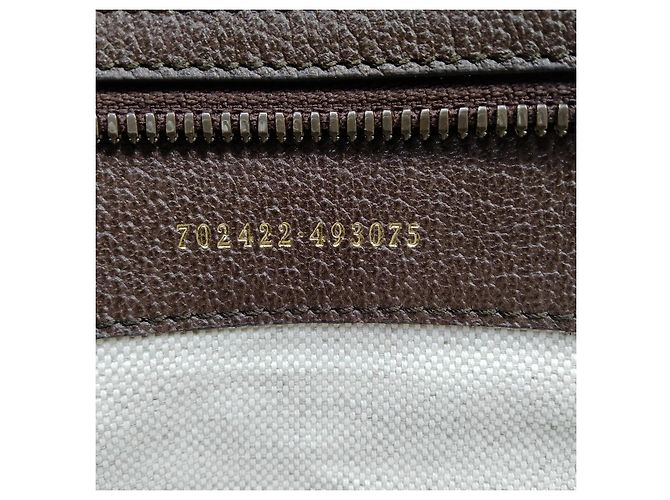 Gucci x Adidas Borsa da Viaggio Duffle Monogramma GG Marrone - vista 9
