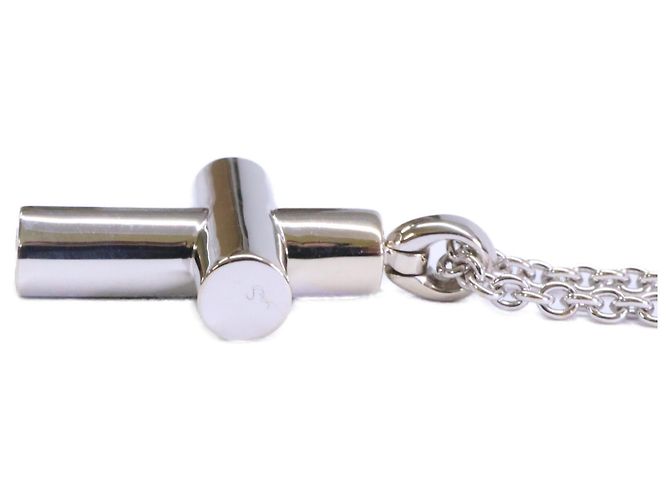 Bulgari Collana Bvlgari Croce Latina in Oro Bianco - vista 3