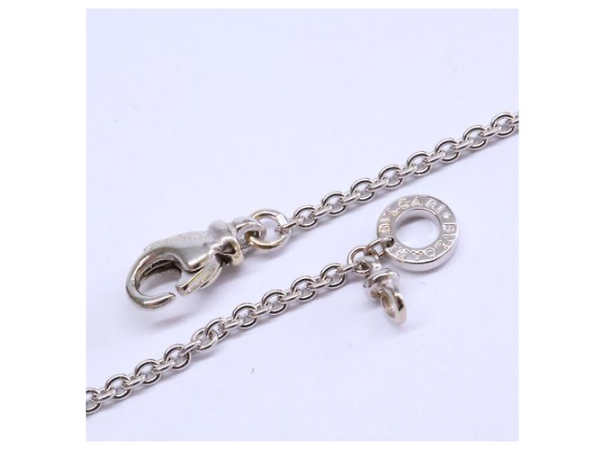 Bulgari Collana Bvlgari Croce Latina in Oro Bianco - vista 6