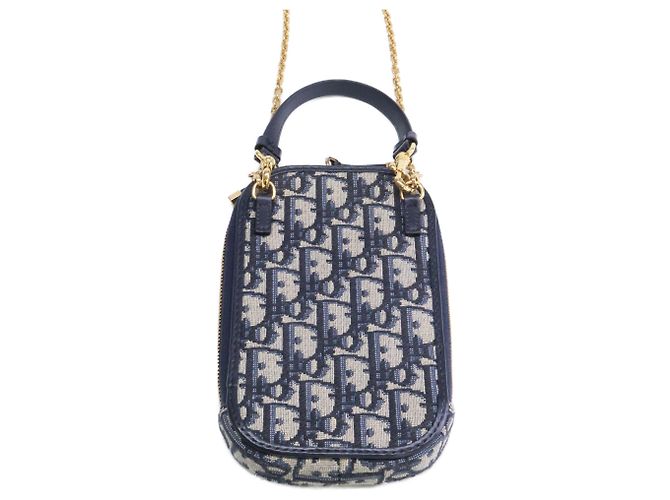 Borsa a tracolla Christian Dior Oblique Jacquard - vista 5