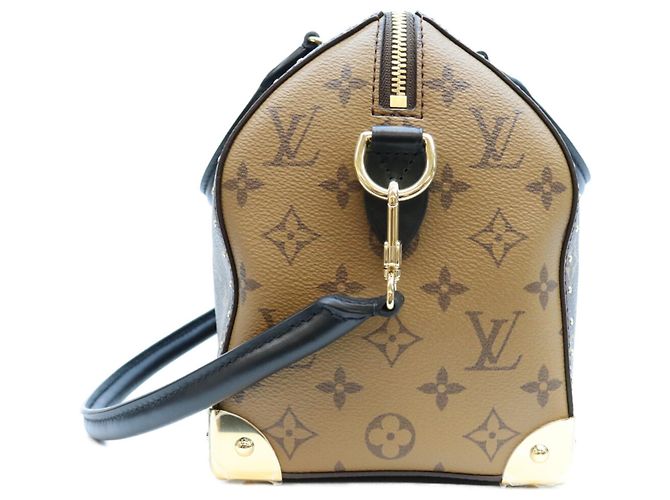 Borsa Boston Louis Vuitton Monogram Speedy Trunk 25 - vista 4