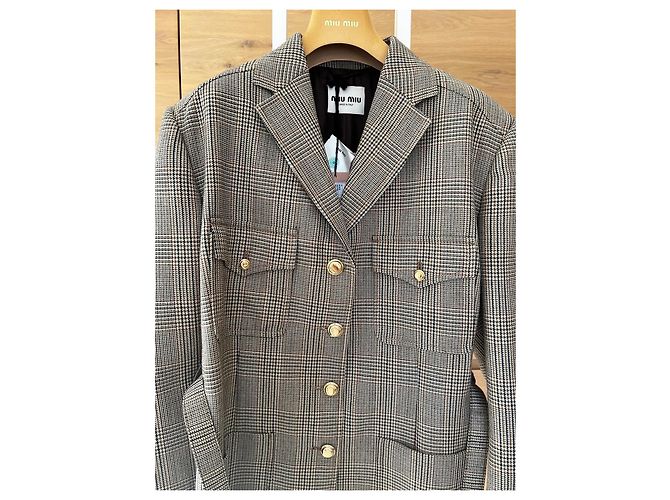Miu Miu Glencheck Blazer - Ansicht 2