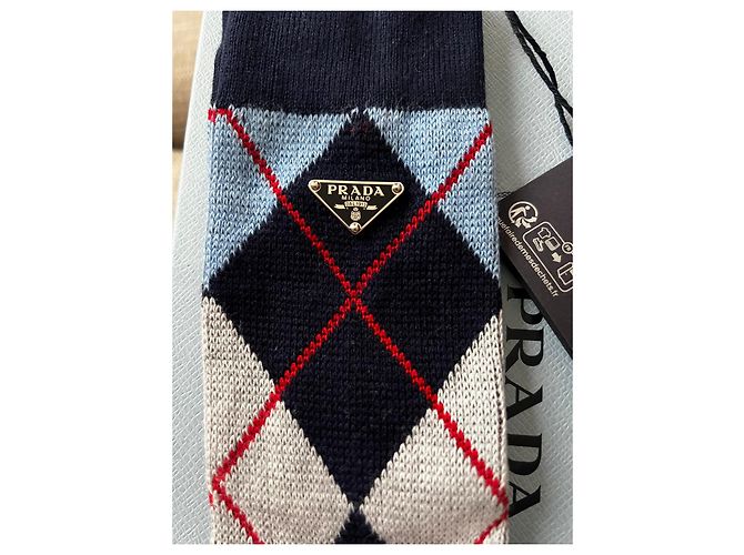 Meias Prada de algodão padrão Argyle - vista 2