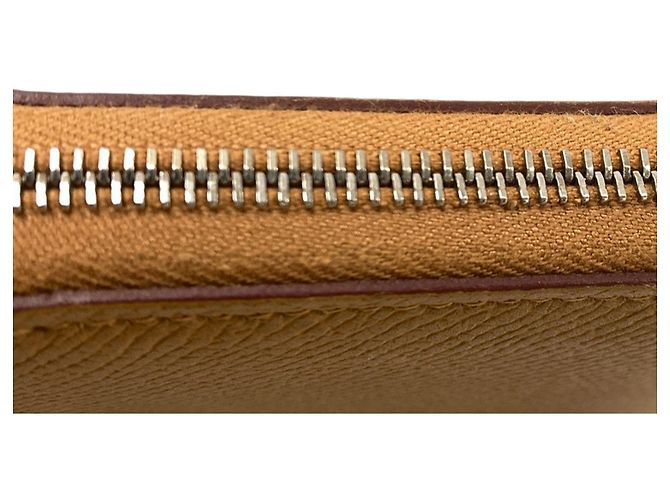 Hermès Cartera compacta bi-fold Hermes Azap de seda - vista 12
