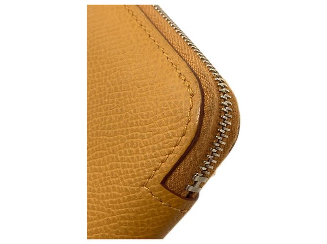 Hermès Cartera compacta bi-fold Hermes Azap de seda - vista 13