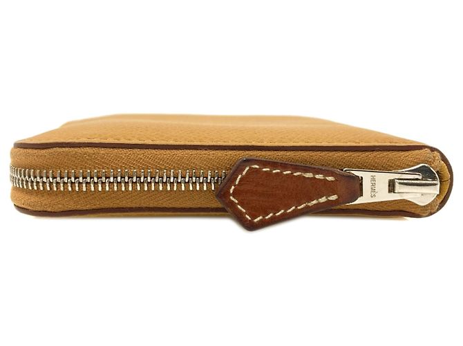 Hermès Cartera compacta bi-fold Hermes Azap de seda - vista 3