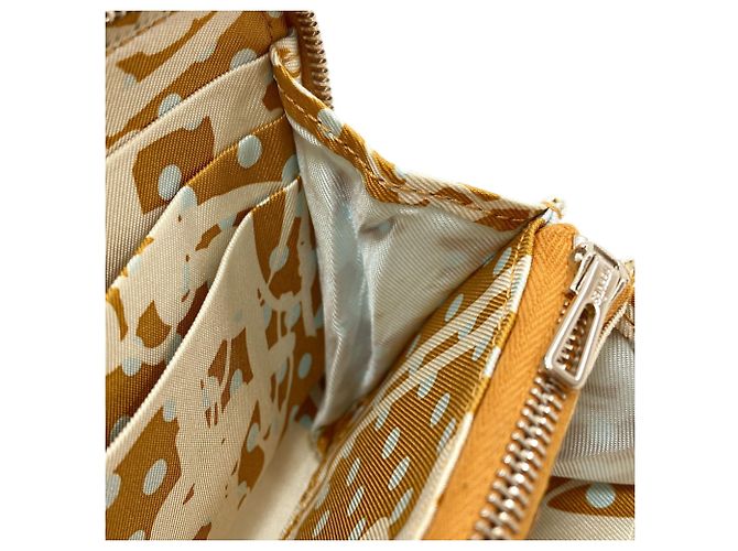 Hermès Cartera compacta bi-fold Hermes Azap de seda - vista 8