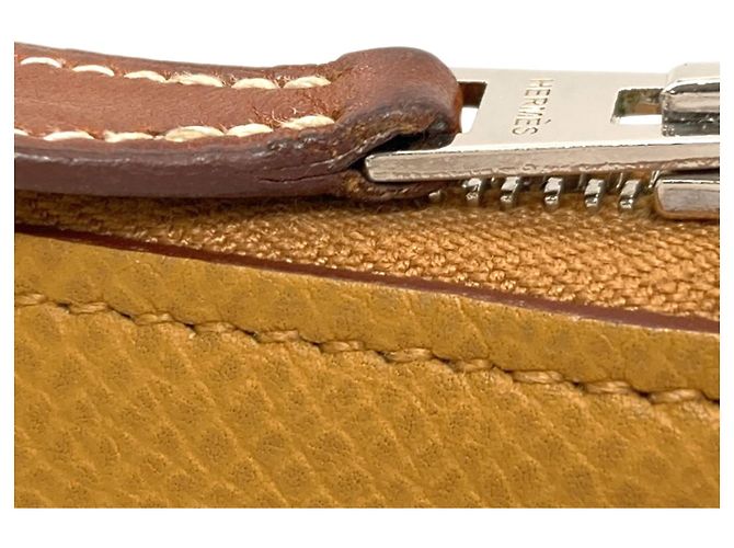 Hermès Cartera compacta bi-fold Hermes Azap de seda - vista 9