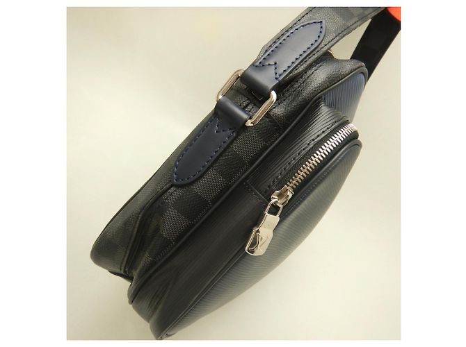 Borsa a tracolla Louis Vuitton Epi Damier Graphite Nile NM Slim - vista 6