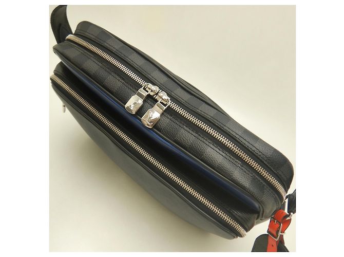 Borsa a tracolla Louis Vuitton Epi Damier Graphite Nile NM Slim - vista 9