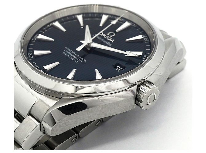 Orologio da uomo Omega Seamaster Aqua Terra quadrante blu navy - vista 7