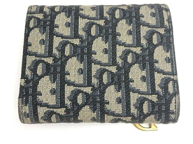 Cartera tri-fold Christian Dior Saddle Lotus - vista 2