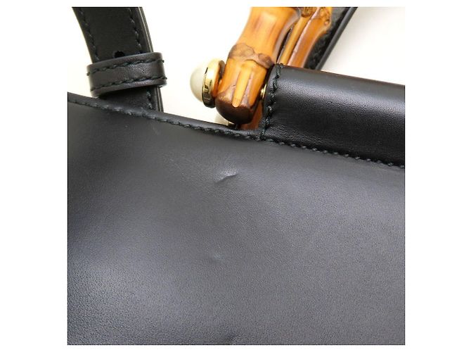 Borsa 2-Way GUCCI Bamboo Nymphaea - vista 14