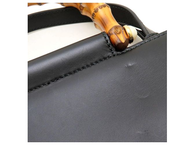 Borsa 2-Way GUCCI Bamboo Nymphaea - vista 15