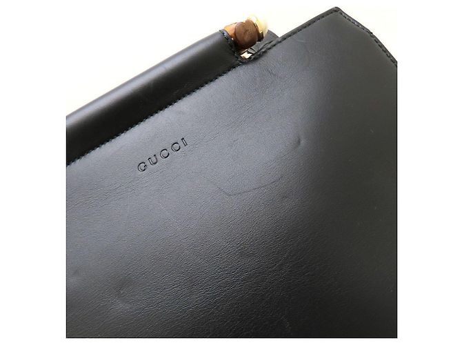 Borsa 2-Way GUCCI Bamboo Nymphaea - vista 16