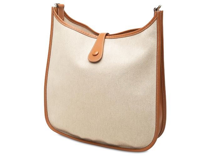 Hermès Beige Toile and Swift Evelyne I 33 - vista 2