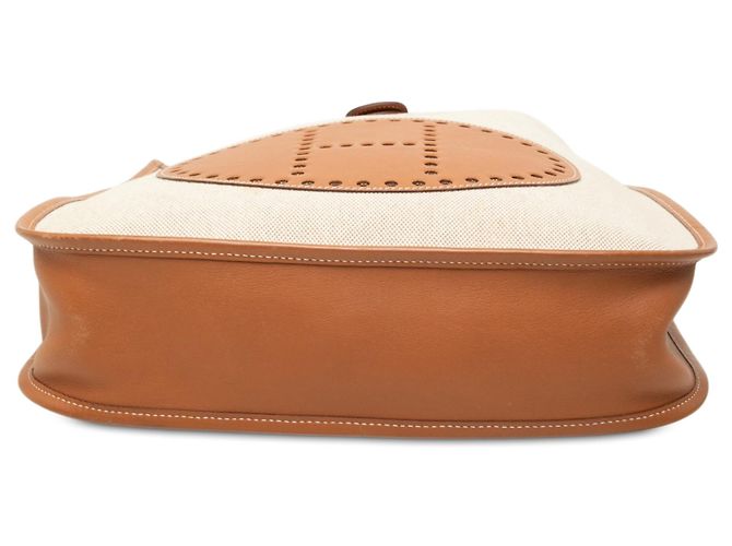 Hermès Beige Toile and Swift Evelyne I 33 - vista 3