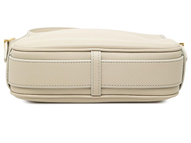 Céline Celine Borsa a tracolla Romy Mini in pelle di vitello grana morbida Marrone - vista 3