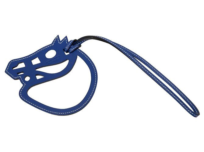 Hermès Blue Swift Paddock Cheval Charm - vista 2