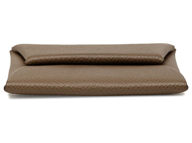 Monedero Hermès Bastia de Epsom Brown - vista 3