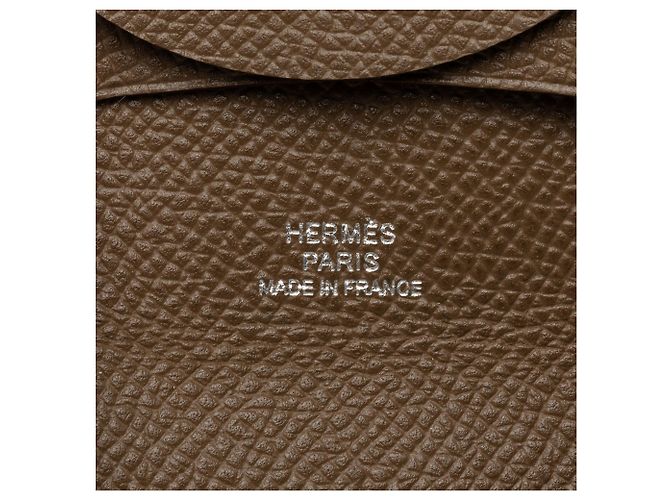 Monedero Hermès Bastia de Epsom Brown - vista 6