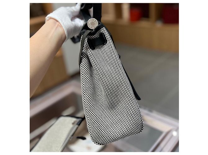 Hermès Hermes Herbag canvas leather - Ansicht 4